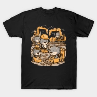 Construction Crew Critters T-Shirt